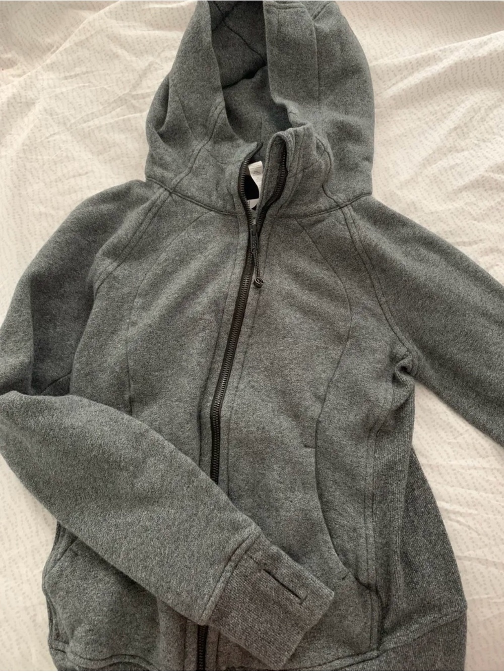 Gray Lululemon Scuba Zip-up